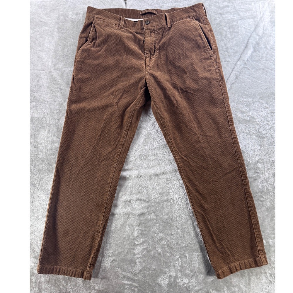 Duck Head Bradbury Corduroy Pants Mens 36x30 Brown‎ Preppy Dadcore Chinos Casual
